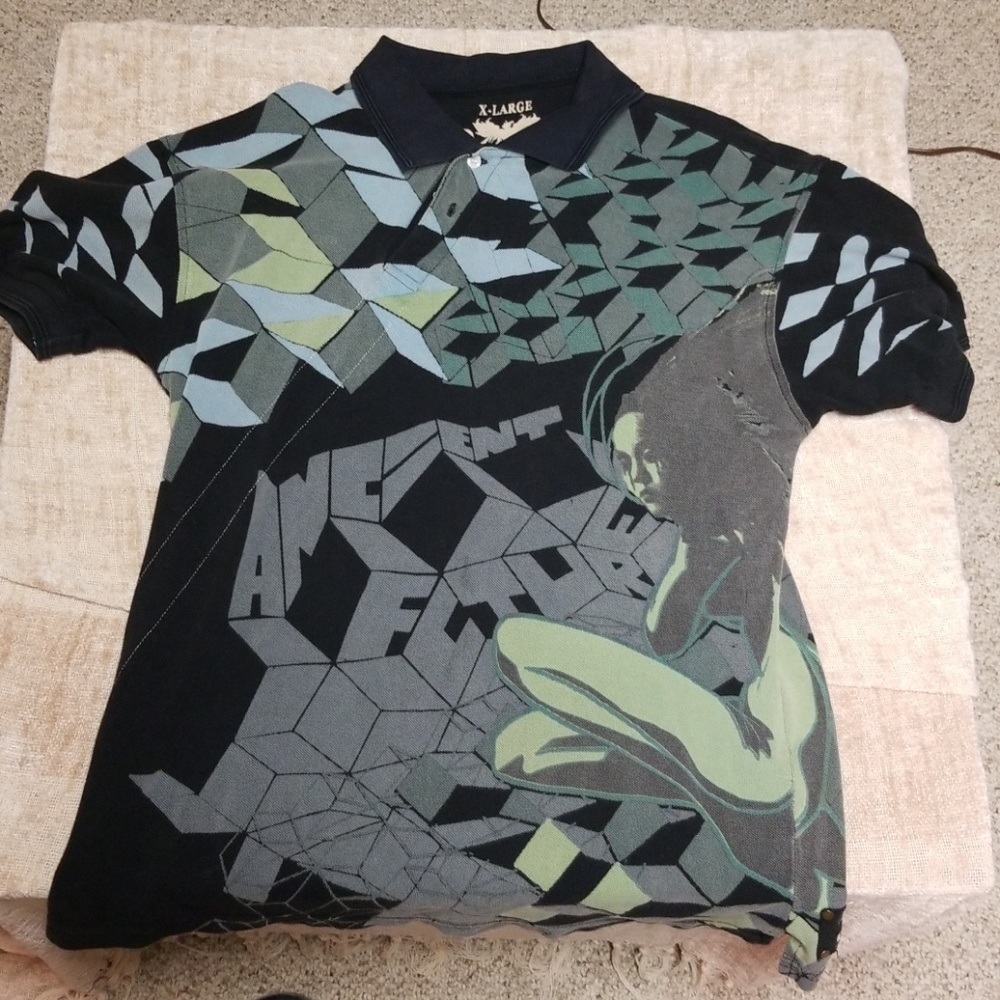 MENS DEEPER SHADES OF SOUL POLO SZ. XL